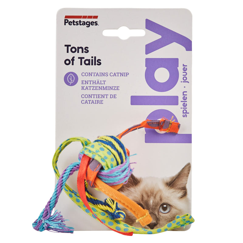 Petstages Tons of Tails Dental Catnip Cat Toy - PawsPlanet Australia