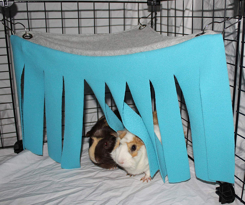 ASOCEA Small Animal Hamster Tent Hammock Pet Hideout Cage Accessories Nest Bed for Guinea Pig Chinchilla Hedgehog Rat Squirrel Ferret Dwarf Bunny (Blue) - PawsPlanet Australia