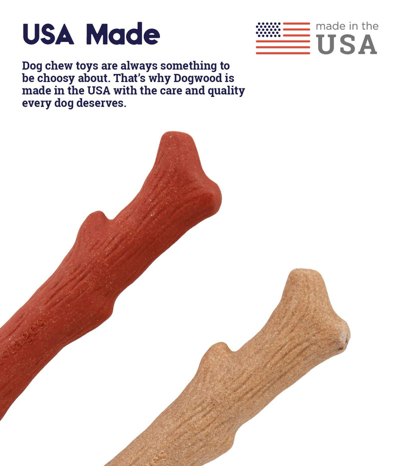 [Australia] - Petstages Dogwood Original & Mesquite Stick Dog Chew Toy - 2 Pack – Safe, Natural & Healthy Chewable Sticks - Tough Real Wood Chewing Stick for Dogs 