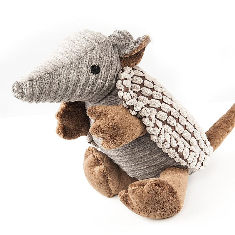 ONEISALL Pet Dog Plush Toy Chew Sound Squeaker Toys Interactive Armadillo Dog Teething Toy Pet Play Toy for Small Puppy Dogs - PawsPlanet Australia