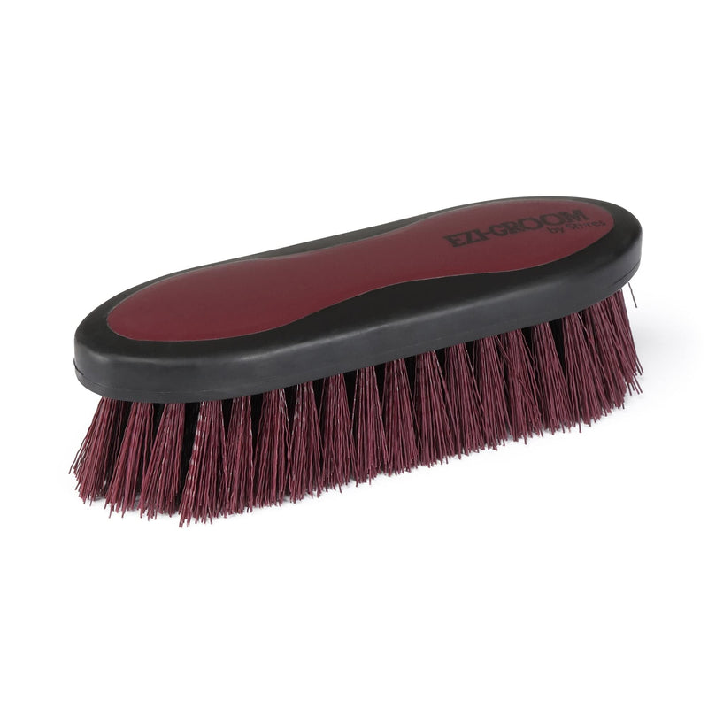 Shires 1482 Ezi-Groom Large 2-Tone Dandy Brush Bright Blue - PawsPlanet Australia