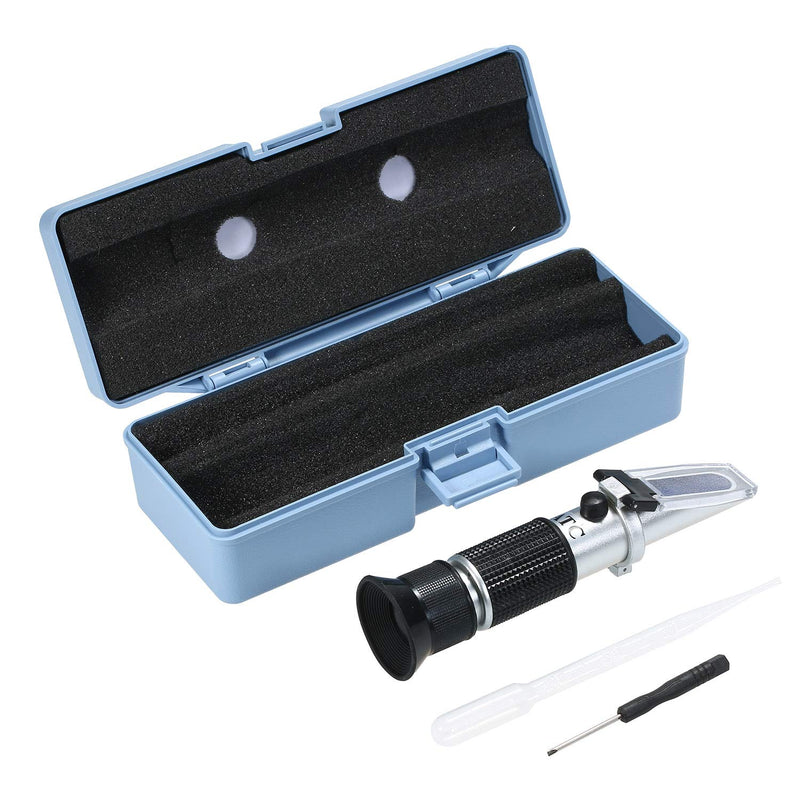 KKmoon Salinity Refractometer, Handheld Seawater Hydrometers, Optical Salinity Tester, Portable ATC Refractometer, Dual Scale Saltwater Tester for Aquarium, Seawater, Pool, Fish Tank - PawsPlanet Australia