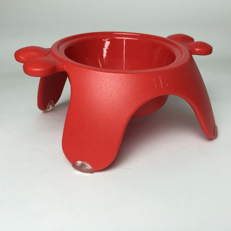 [Australia] - Petego Yoga Raised Pet Bowl Large Red 