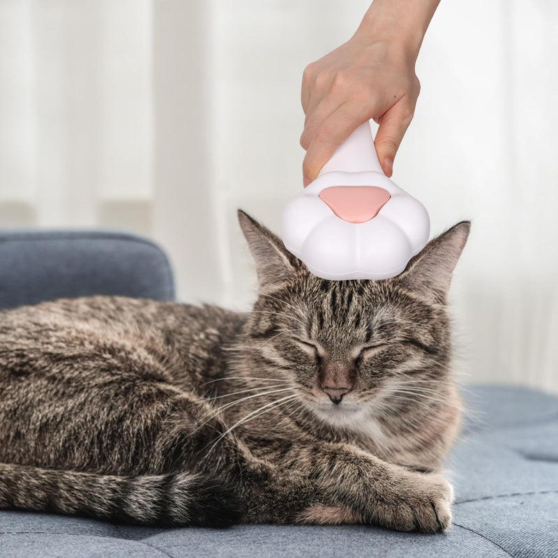 Lollanda Cat Brush Dog Brush, Self-Cleaning Dog Cat Brush for Long Hair/Short Hair, Cat Brush with Massage Particles, Pet Brush for Pet Grooming, Massage, Grooming, Loose Fur - PawsPlanet Australia