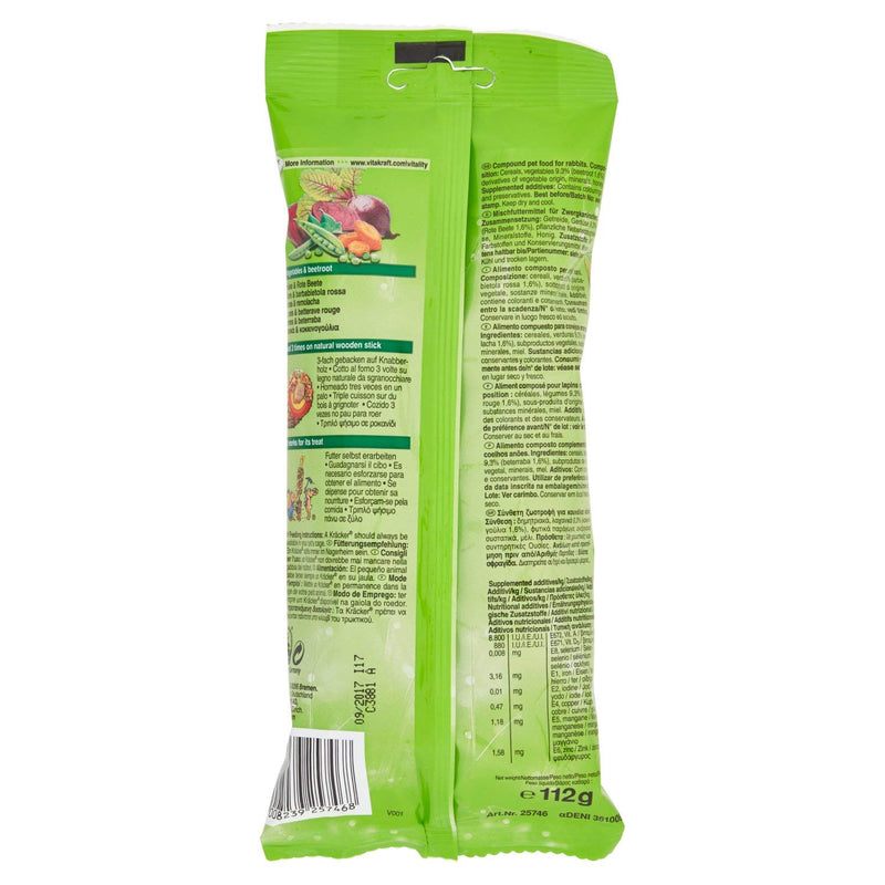 Vitakraft C-90105 Vegetable Coated Cereal Bar - PawsPlanet Australia