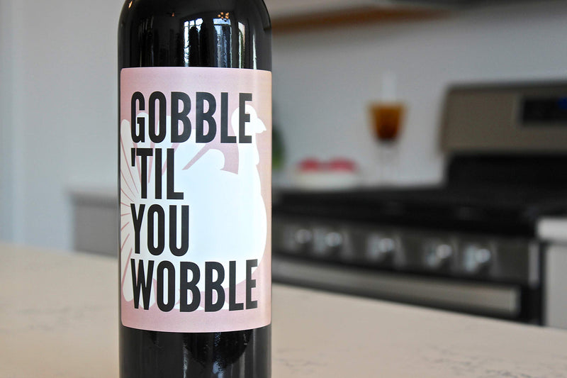 Thanksgiving Wine Bottle Labels Party Decorations and Favors - Perfect for Friendsgiving Party and Gifts for Family and Friends - PawsPlanet Australia