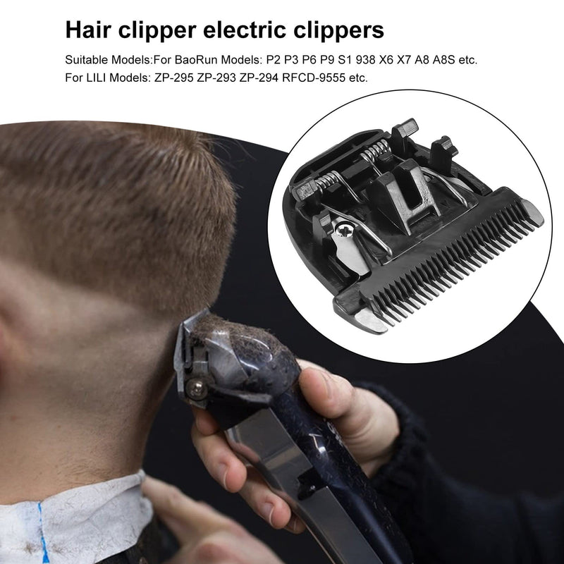 Evliery Black Ceramic Knife Pet Dog Hair Blade Head for P2 P3 P6 P9 S1 ZP-295 ZP-293 4 - PawsPlanet Australia