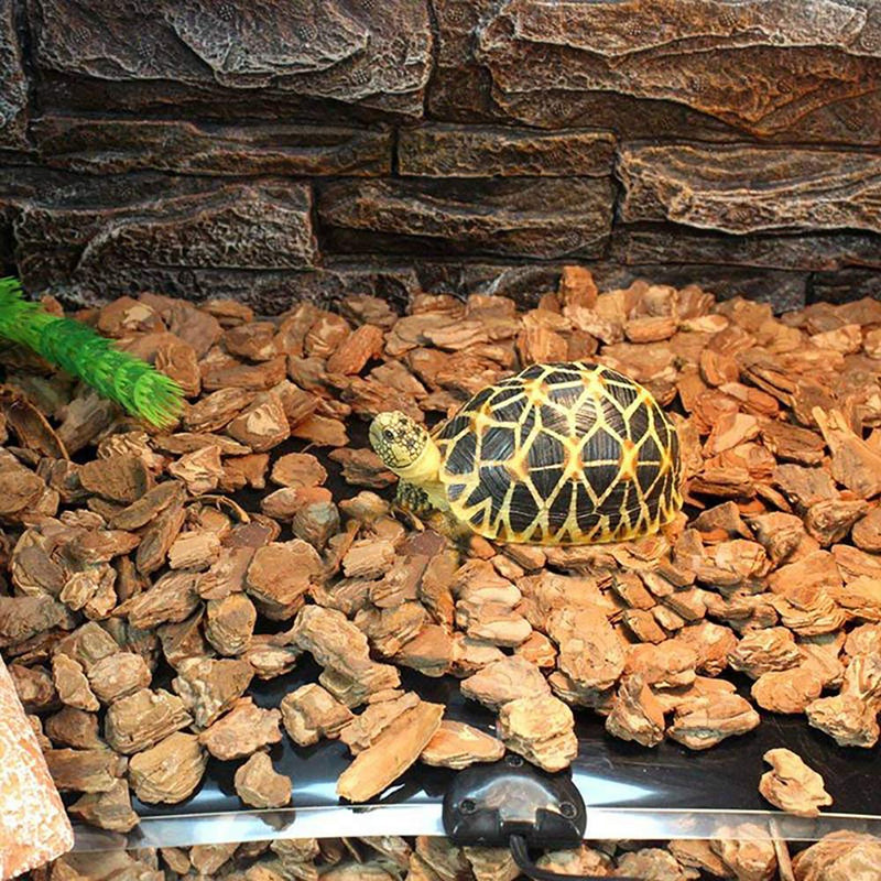 14W Reptile Heating Pad Tank Warmer with Temperature Control, Power Adjustment Under Tank Terrarium Heater Heat Mat for Reptiles Turtle, Tortoise, Snakes, Lizard, 11x11 in(2 Pcs) - PawsPlanet Australia