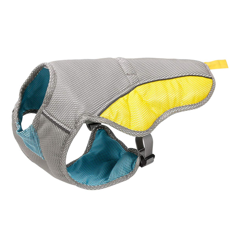 RC GearPro Ideal Cooling Dog Vest for Walking, Climbing, Sports XL grey yellow - PawsPlanet Australia