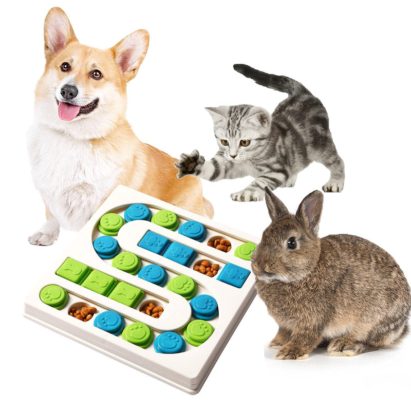 <25 Holes> Smart Paws Interactive Pet Puzzle Toys , Level 3 Dog Slow Feeder ,Dog Puzzle Feeder,Rabbit Toy - PawsPlanet Australia