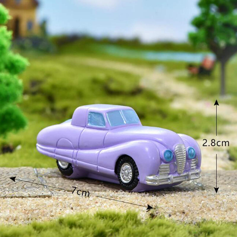 Miniature Car Figurines, 4 Pcs Car Figure Model Collection Playset, Car Cake Toppers Cupcake Decorations Christmas Birthday Gift - PawsPlanet Australia