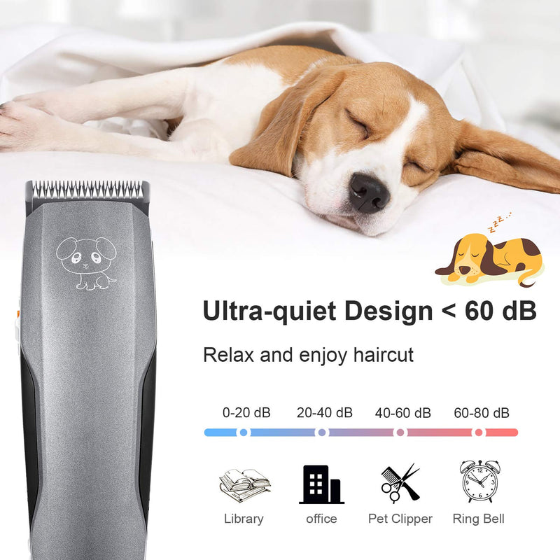 [Australia] - Hatteker Dog Shaver Clippers 36V High Power Dog Clipper for Thick Heavy Coats Low Noise Plug-in Pet Trimmer Pet Grooming Clippers for Dogs Cats 