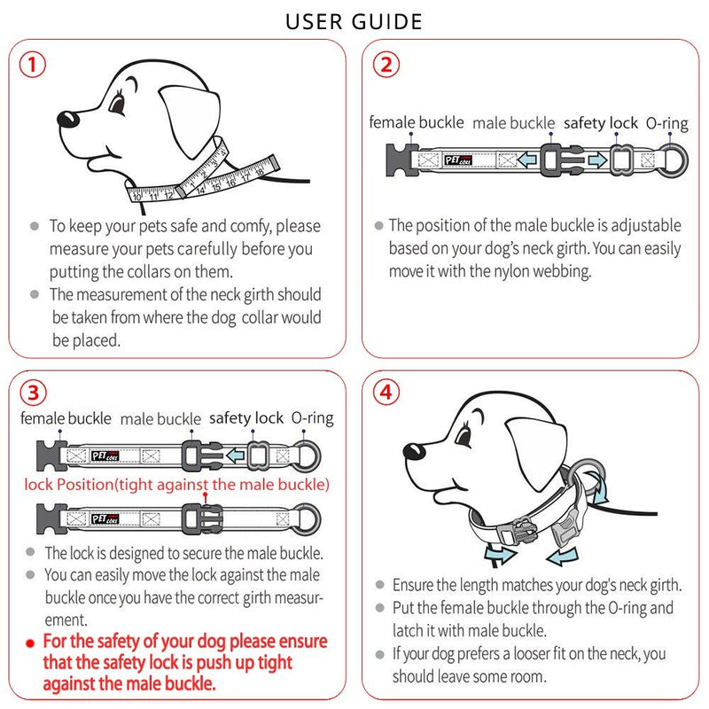 [Australia] - Pioneer Petcore Reflective Neoprene Padded Dog Collar,Running Dog Collar,Premium Quality Sports Collar,Soft and Comfortable for Active Dogs XL |23.6-27.5"×1.34" Blue 