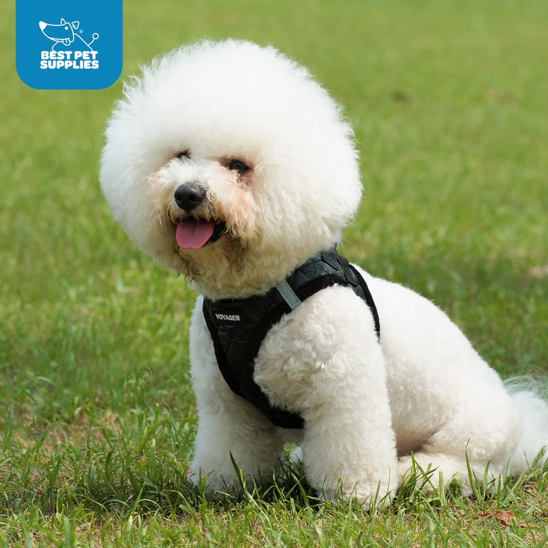 Voyager Step-in Plush Dog Harness - Soft Plush - Step in Vest Harness for Small and Medium Dogs by Best Pet Supplies Fuchsia Corduroy XS (Chest: 13 - 14.5") - PawsPlanet Australia
