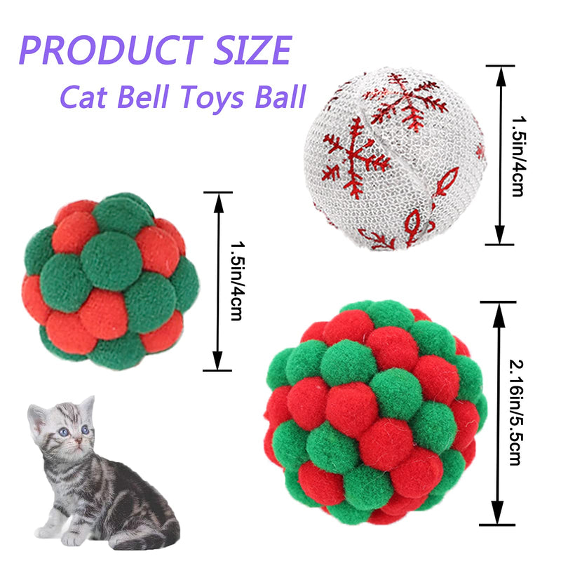 Cat Ball Toy Wrinkle Ball Fluffy Cat Ball Toy is an Interactive Cat Toy Suitable for Indoor Cats Pet Exercise Toy Cat Spring Toy 9 in Total - PawsPlanet Australia