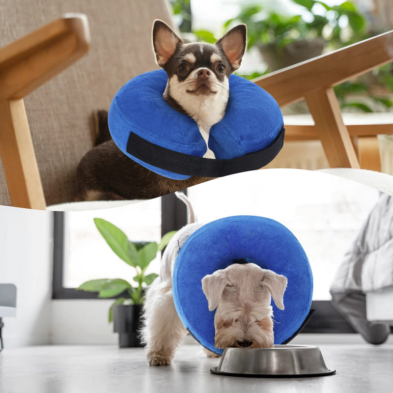 Inflatable Neck Brace for Dogs Cats, Inflatable Dog Collar Neck Brace for Recovery After Surgery or Wounds, Pets Adjustable Protective Collar (M) M - PawsPlanet Australia