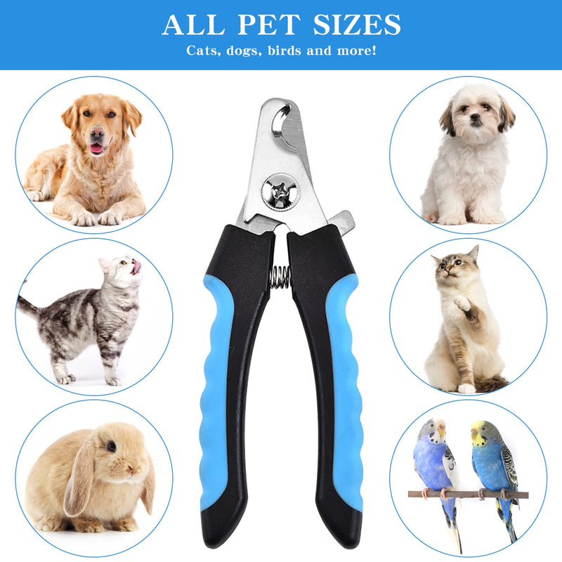 PHIEZC Claw scissors, professional stainless steel claw pliers for dogs and cats, good quality claw care for pets and rabbits, large nail scissors, safety lock and nail file - PawsPlanet Australia