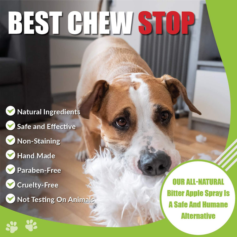 Karlsten Best Chew stopper High Strength Anti Chew Bitter Apple Spray Deterrent for Dogs & Puppies - Alcohol Free - Most Powerful Bitter Deterrent - PawsPlanet Australia