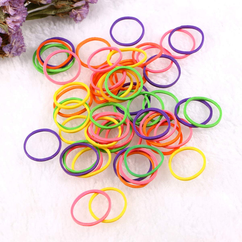 Balacoo Pet Hair Bands Colorful Dog Cute Hair Accessories Braids Hoops Rubber Bands for Grooming Top Knots Bows - PawsPlanet Australia