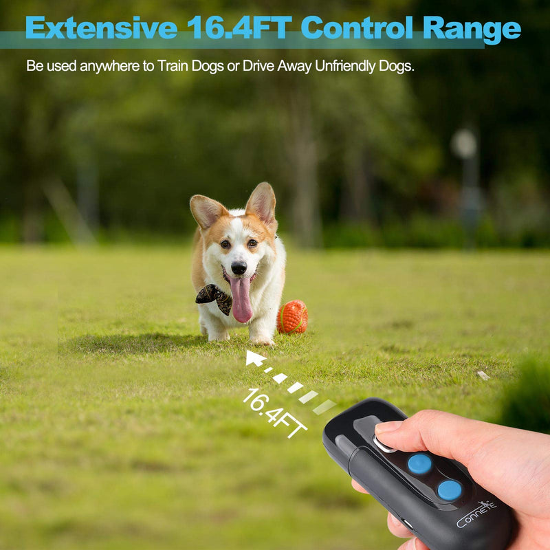 Ultrasonic Dog Barking Deterrent Devices, Rechargeable Bark Control Device, Safe Dog Sonic Repellents & Dog Whistle, Anti Dog Behavior Training Control Devices Blue - PawsPlanet Australia