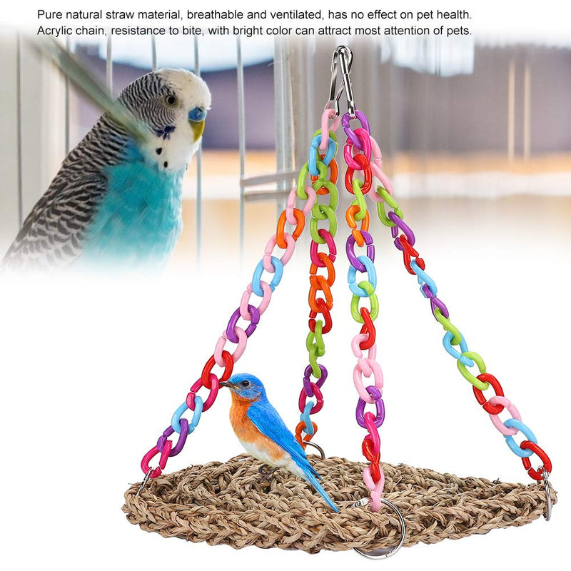 Parrot Swing Hammock Toy, Hanging Parrot Bird Chewing Climbing Toy Pet Toys Approx 136g - PawsPlanet Australia