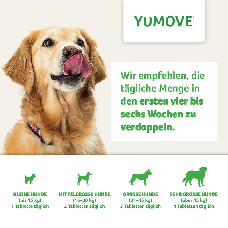 YuMOVE joint tablets for dogs with green-lipped mussel, glucosamine, chondroitin - hip and joint supplement for stiff adult dogs | 6 to 8 years | 120 tablets | Lintbells 120_tablets - PawsPlanet Australia