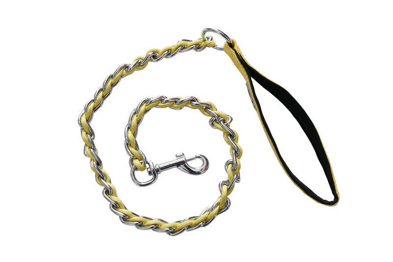 [Australia] - S-etovus Dog leashes Metal Hooks Anti-Biting Ropes Durable Chewy Fashion Cool yellow 