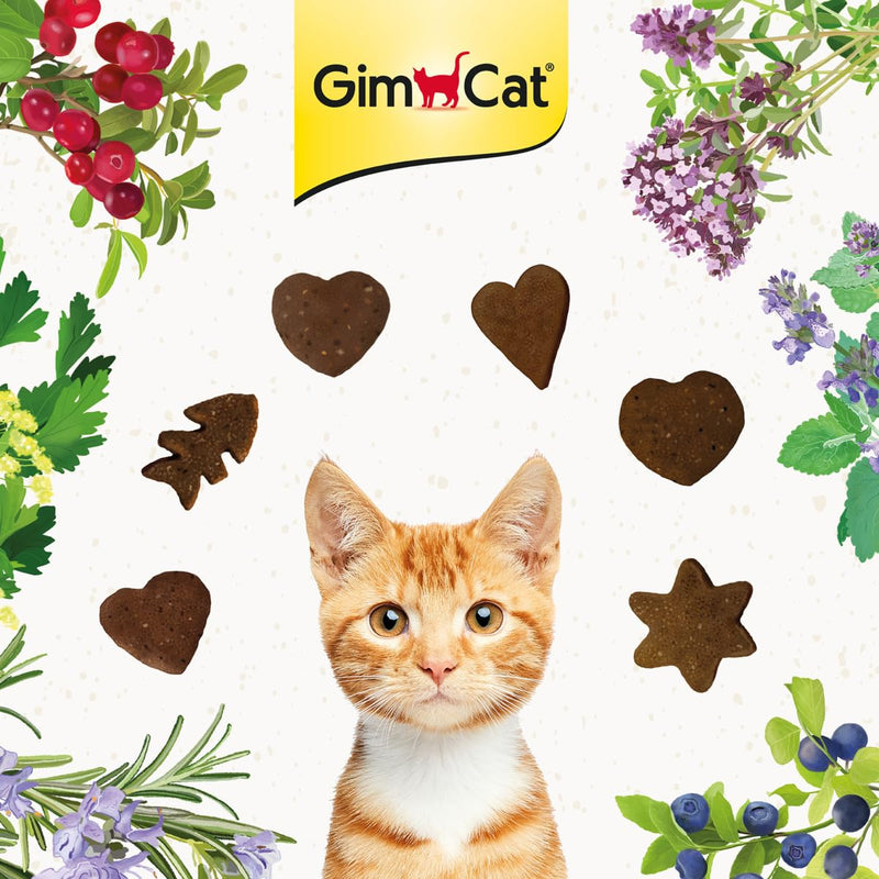 GimCat Crunchy Snacks Duck with Catnip - Crunchy and protein-rich cat treat without added sugar - 1 bag (1 x 50 g) 50 g (pack of 1) - PawsPlanet Australia