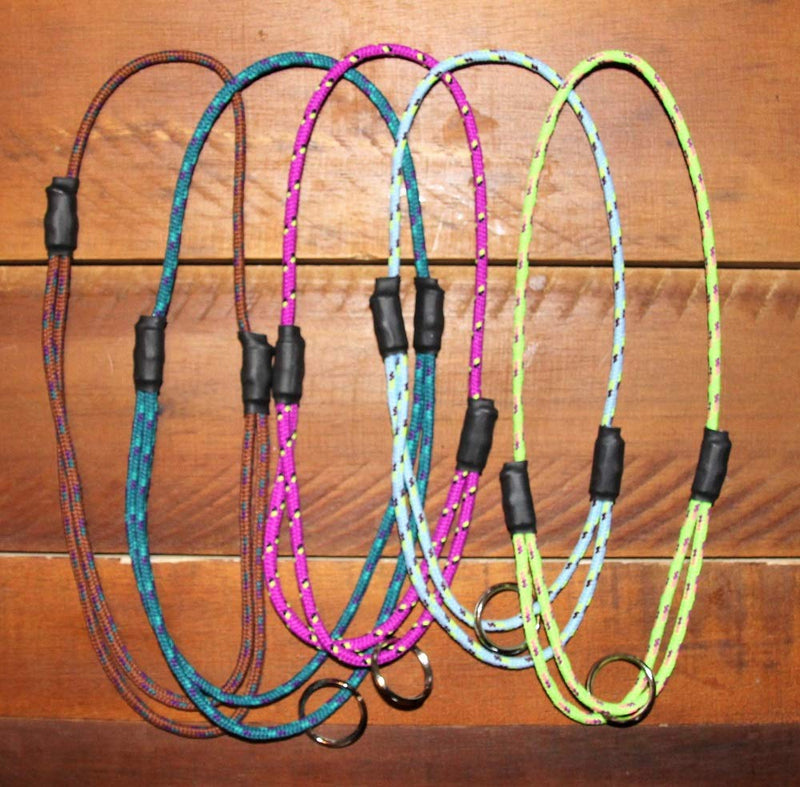 [Australia] - National Leash Thin Mountain Rope Dog ID Collar - Blue Eyes -XS/Toy Size (6"-12") - The Original Snickers Collar 