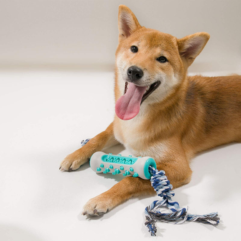 [Australia] - Qucey Dog Chew Toys, Dog Toys Large Breed for Aggressive Chewers, Indestructible Dog Toothbrush Teething Toys for Medium Large Dogs 