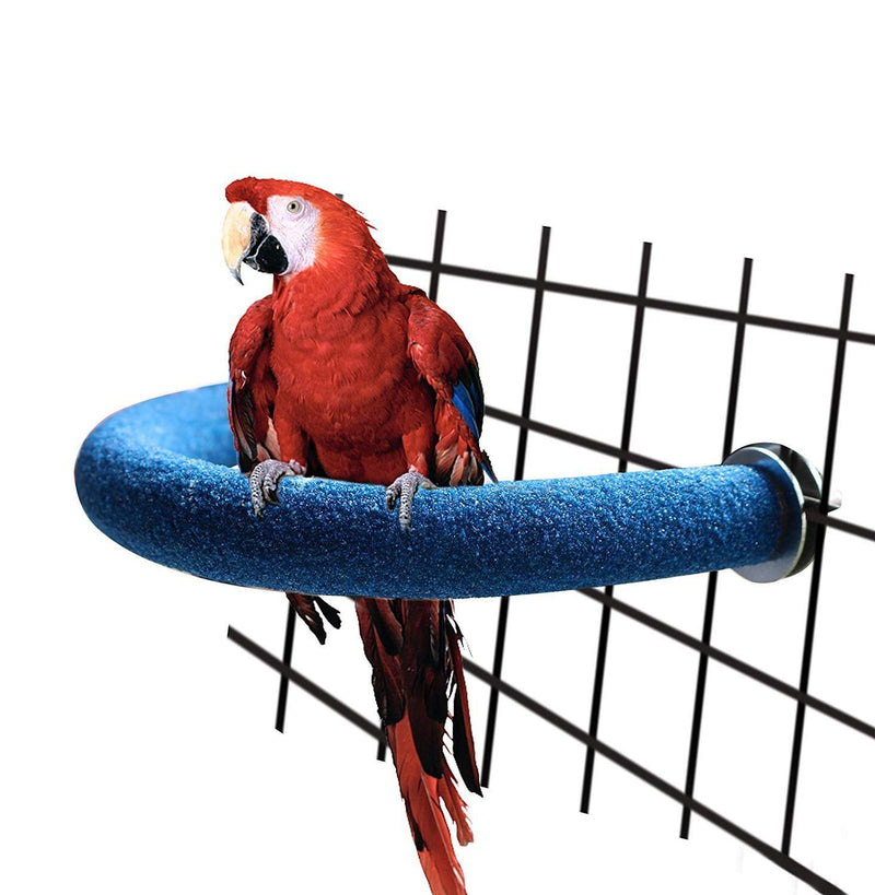 [Australia] - Bird Perch U Shape Wood Stand Perch Swing Parrot Grinding Mouth Paws Claw Birds Stand Holder for Parakeets Cockatiels Conures Macaws Cage Toy (Random Color) Bird perch-U shape 
