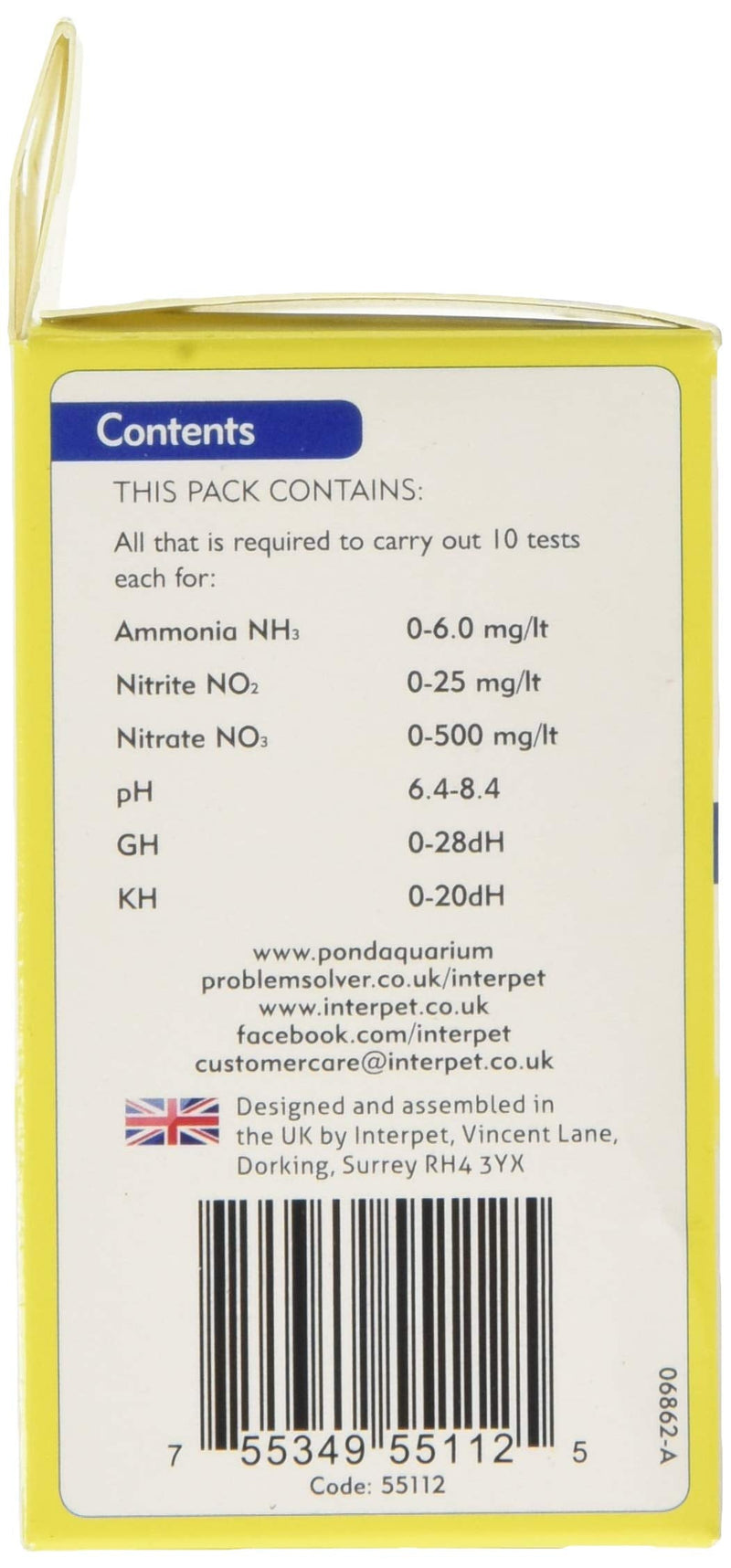 Interpet Easy Complete Aquarium Dip Test Kit 1 One Size - PawsPlanet Australia