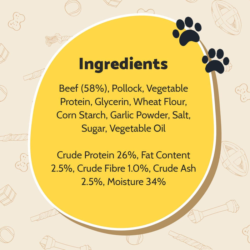 Good Boy - Bitesize Beef Bites - Dog Training Treats - Made with Over 55% Natural Meat - 65 g ? - Low Fat Dog Treats - Case of 10 Beef 1 Single - PawsPlanet Australia