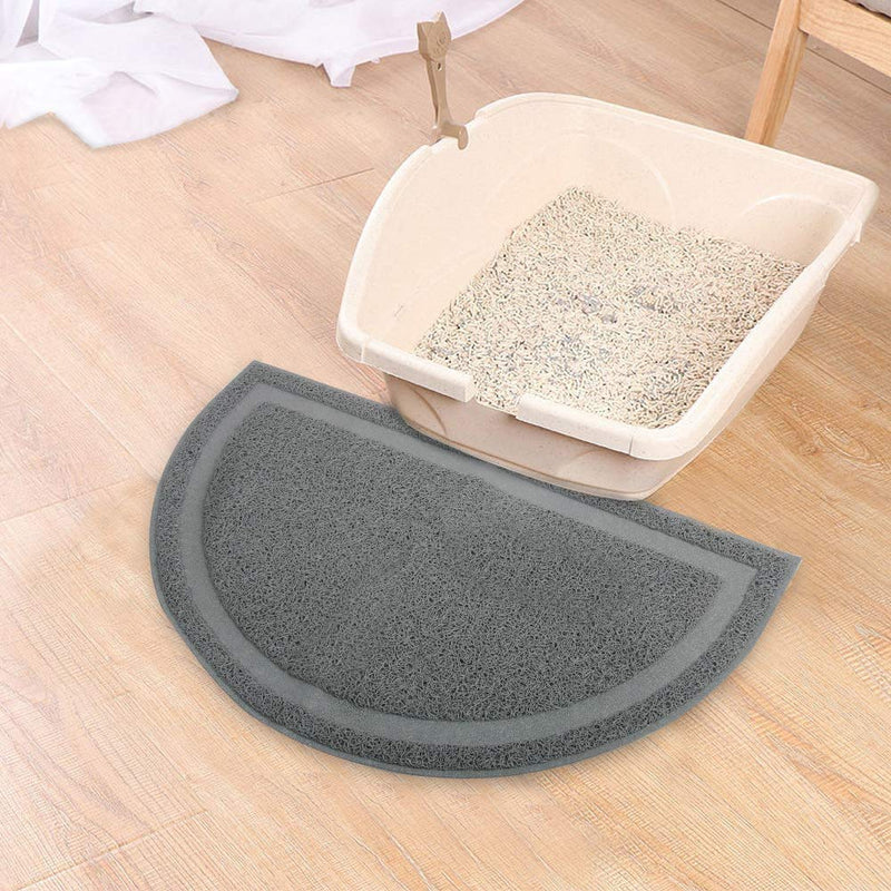 PAWISE Cat Litter Mat Trapping Mat Litter Box Rug Carpet Easy Clean Washable for Floor Waterproof 24*14 - PawsPlanet Australia