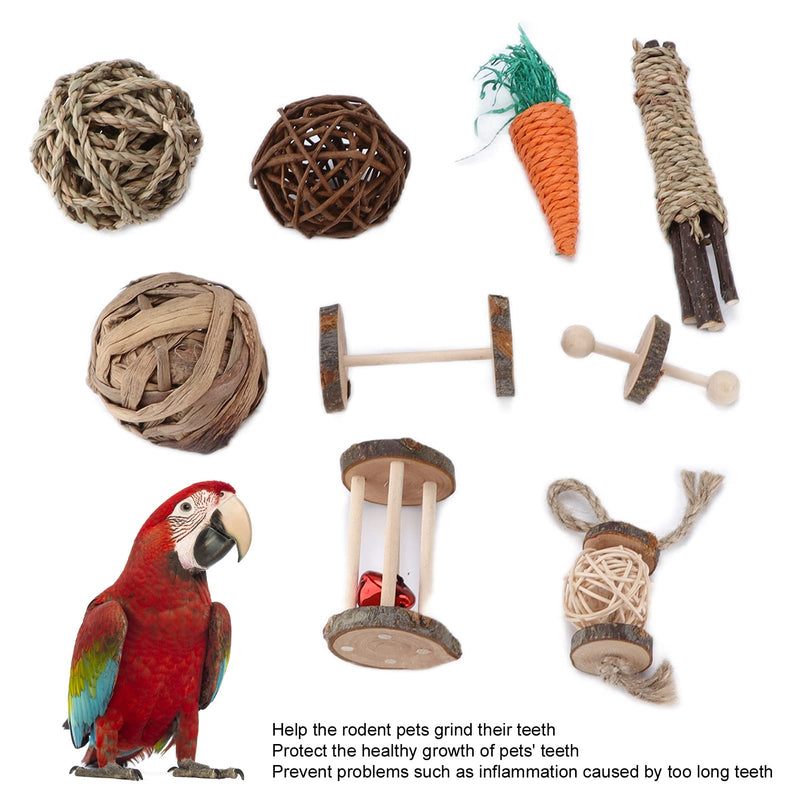 Qcwwy Hamster chew toy, guinea pig toy APPLICABLE and function for rabbit bird rabbit hamster gerbil - PawsPlanet Australia