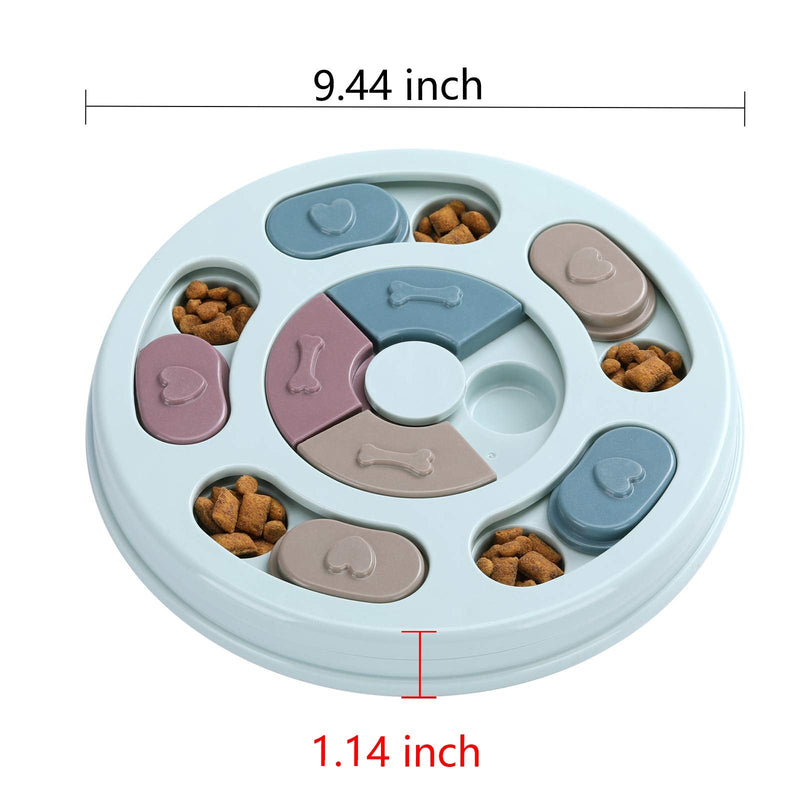 Dog Puzzle Toys,Dogs Food Puzzle Feeder Toys for IQ Training & Mental Enrichment,Dog Treat Puzzle Blue - PawsPlanet Australia