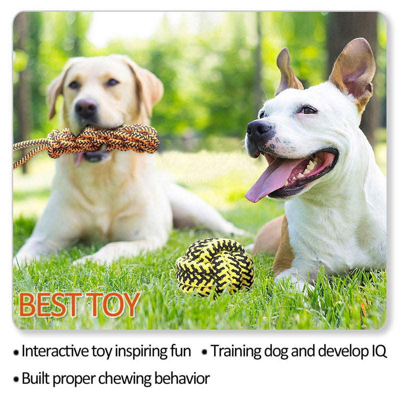 Large Dog Rope Toys for Aggressive Chewers, Snakeskin Pattern Durable Cotton Rope Chew Toy For Medium and Big Dogs - PawsPlanet Australia