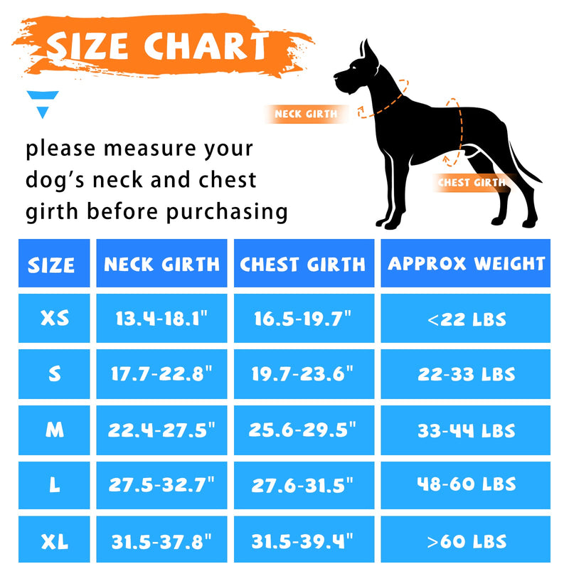 Supet Dog Harness and Leash Set for Large Medium Small Dogs No Pull Adjustable Pet Harness Reflective Dog Vest Harness with Handle for Training Walking Running Multi-colored L (Chest: 27.6-31.5") - PawsPlanet Australia