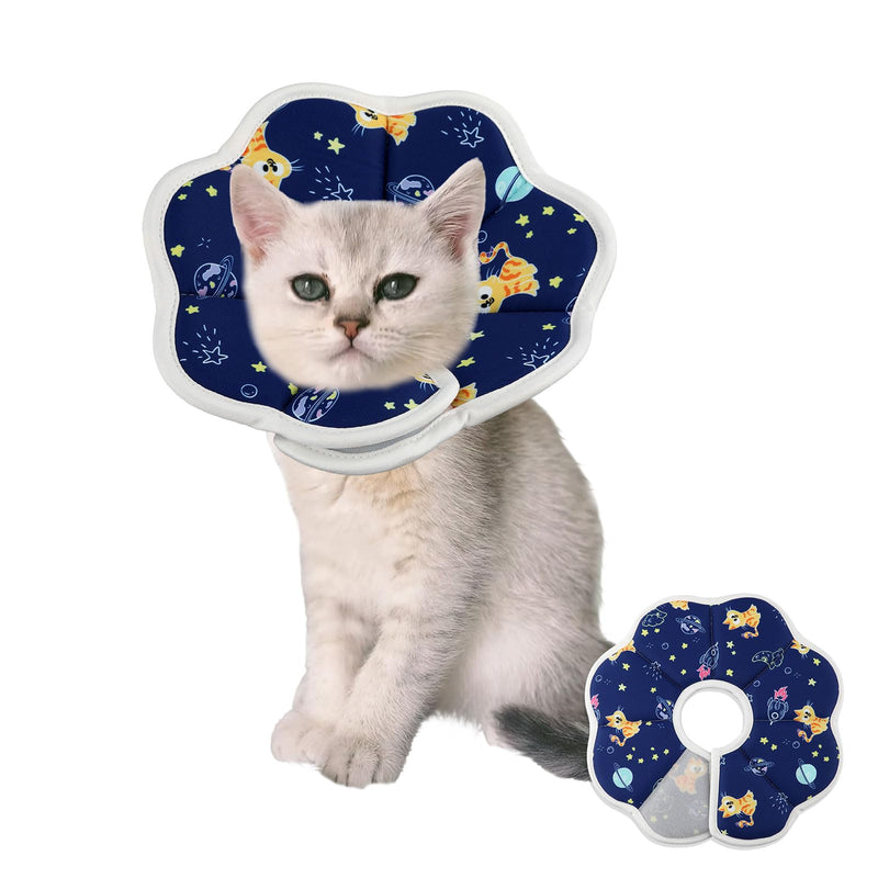 Cat Recovery Collar, Adjustable Pet Recovery Collar Protective Cat Cone Collar Soft Elizabethan Collar Prevent Cats Kitten from Licking Wounds(XS) (XS) - PawsPlanet Australia