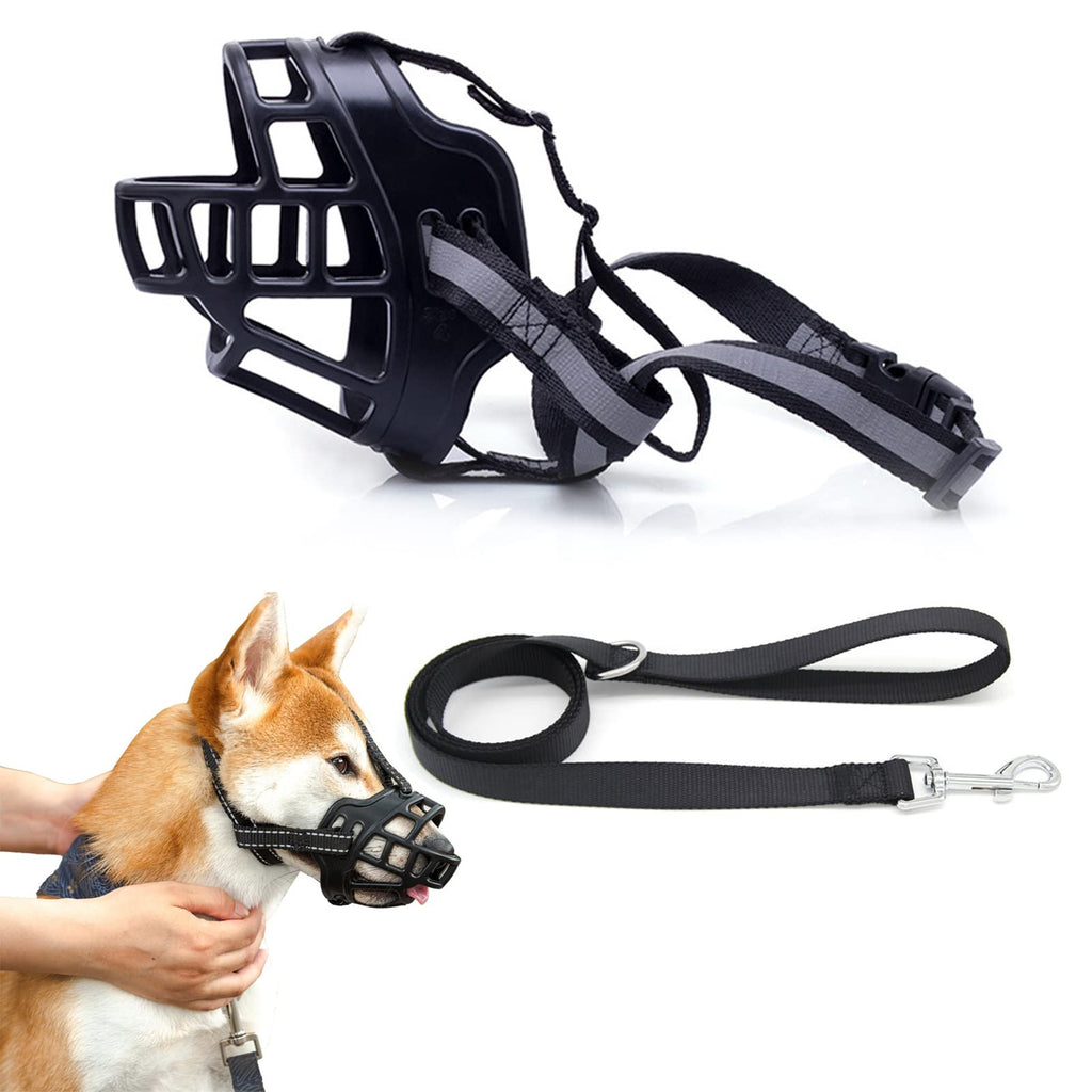 Anti-poison bait muzzle muzzles for dogs Hunter muzzle dog soft dogs can pant, eat and drink, prevents biting and browsing for wild animals, ideal for medium-sized dogs - PawsPlanet Australia