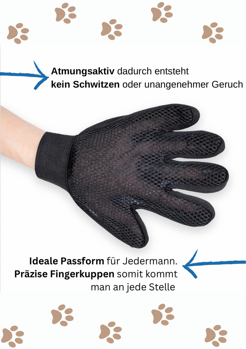 Grooming glove blue - PawsPlanet Australia