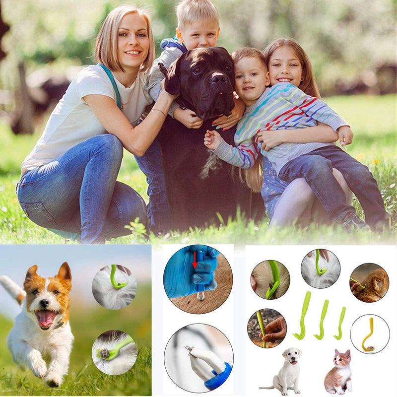 N\A tick removal tool Tick Removal Pen Tick Fleas Hook tick remover pliers Tick Remover Kit with Storage Box for Dogs Cats Horses Pets Human - PawsPlanet Australia