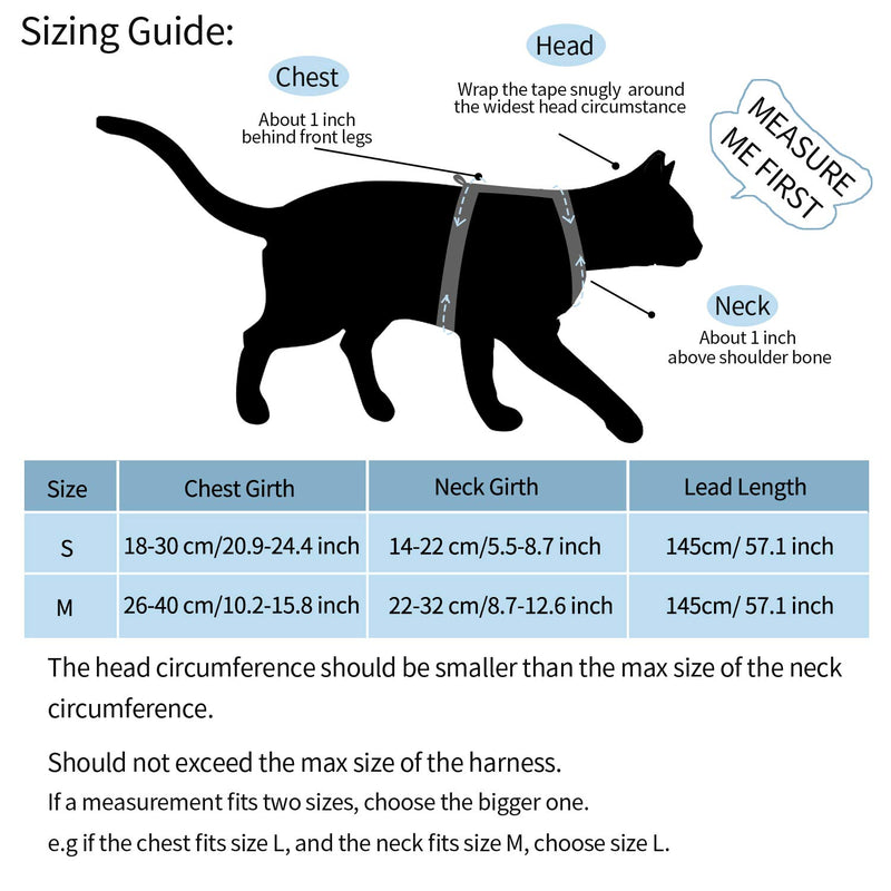 HAPPY HACHI Cat Harness with Lead, Escape Proof Harness and Leash Set for Cat Kitten Small Pet, Adjustable Soft Vest Harness Rope for Outdoor Walking with Quick Buckle (Green,M) M Green - PawsPlanet Australia