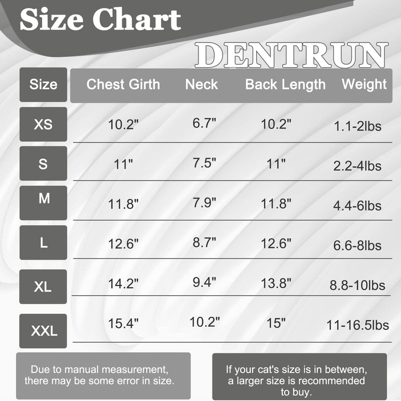 DENTRUN Sphynx Hairless Cats Shirt, Pullover Kitten T-Shirts with Sleeves, Breathable Cat Wear Turtleneck Sweater, Adorable Hairless Cat's Clothes Vest Pajamas Jumpsuit for All Season X-Small Black - PawsPlanet Australia