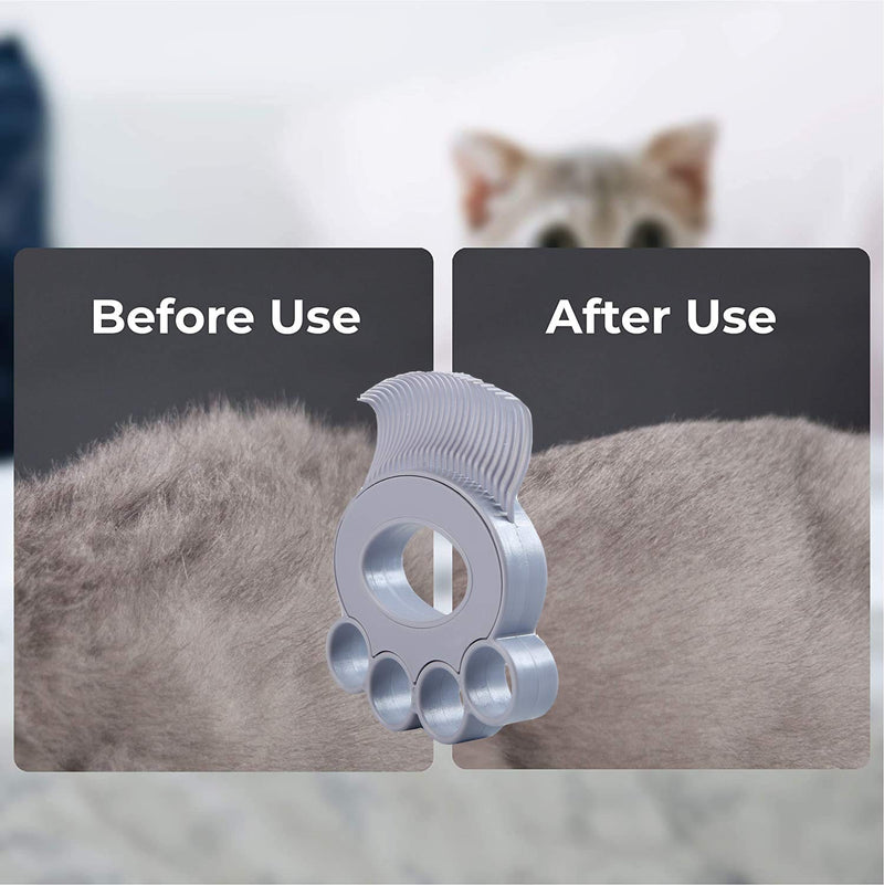 [Australia] - MOMIKA Cat Brush and Dog Brush, Pet Brush for Shedding Grooming, Slicker Cat Brush for Short/Long Hair with Self Remove Button 1 comb 