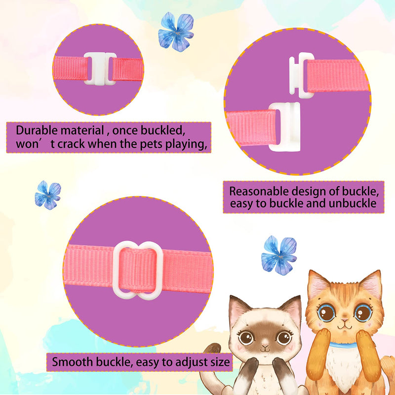 Sinling 20Pcs Dog Bowties Flowers Cat Pet Bow Ties with Diamond Crystal Colorful Petals Dog Bows Neckties Collar Grooming Accessories - PawsPlanet Australia