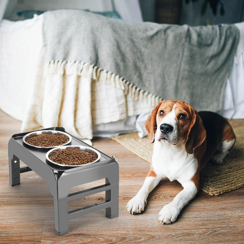 2 Pack 6 Cups 8" Stainless Steel Dog Bowls 50oz Thickened Durable Replacement Dog Food Bowls for Food and Water, Fit for COMESOON Dog Bowl Stand DB-B01/DB-B03 Replacement Bowls x2 - PawsPlanet Australia