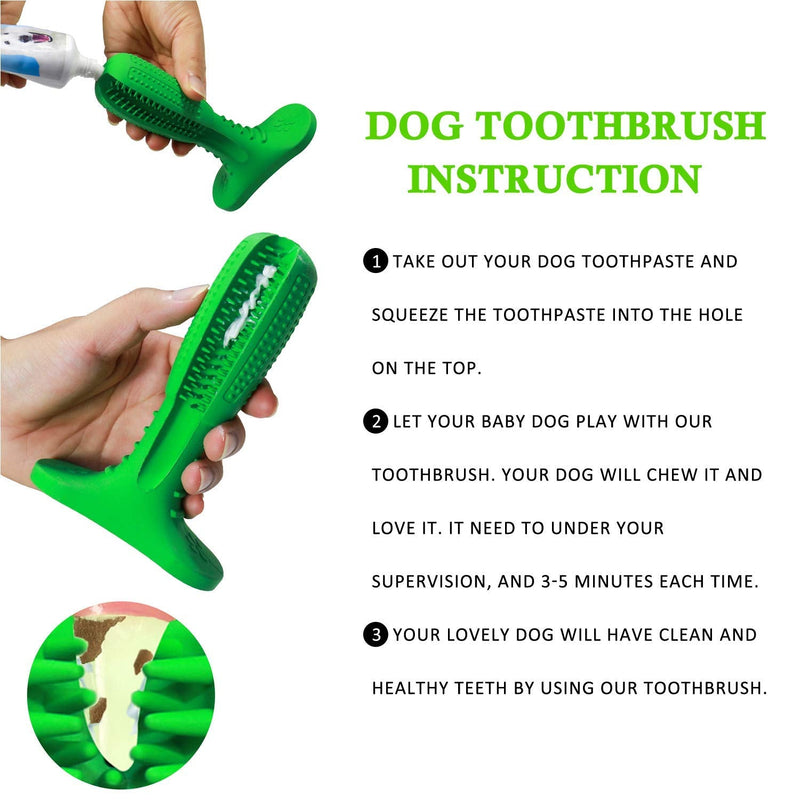 Bestbuy Dog Toothbrush Stick Puppy Dental Care Brush Stick Effective Dogs Teeth Cleaning Massager Non-Toxic Natural Rubber Bite-Resistant Chew Toy for Dogs 1 Piece (Pack of 1) - PawsPlanet Australia