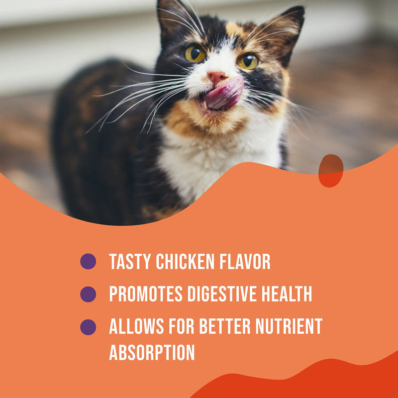 Jackson Galaxy Cat Probiotics and Digestive Enzymes | Best Probiotic Powder for Cat Diarrhea, Vomiting Relief, Upset Stomach & Pet Allergies | Feline Probiotic Supplement | Kitten Treatment 4.2oz - PawsPlanet Australia