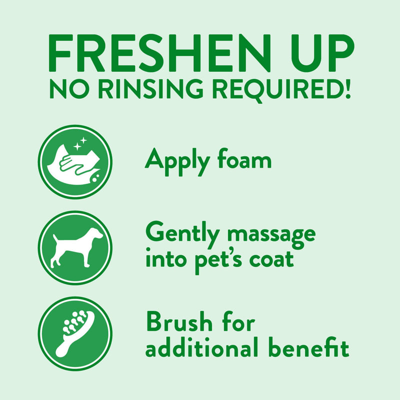 [Australia] - TropiClean Waterless Shampoos for Pets, Made in USA Hypoallergenic 